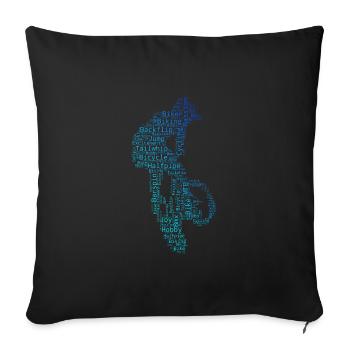 Cyclisme Femmes BMX Hommes BMX Garçons BMX BMX Bike - Housse de coussin décorative 45 x 45 cm - noir - Devant