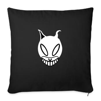 Frankuroeil - Sofa pillowcase 17,3'' x 17,3'' (45 x 45 cm) - black - Front