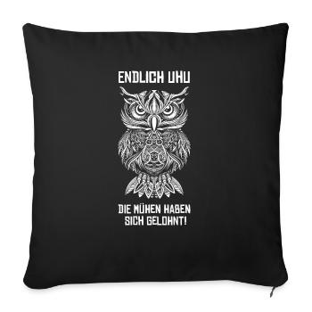 Unter Hundert Diät Fitness Abnehmen Unter 100 kg - Sofakissenbezug 45 x 45 cm - Schwarz - Vorne