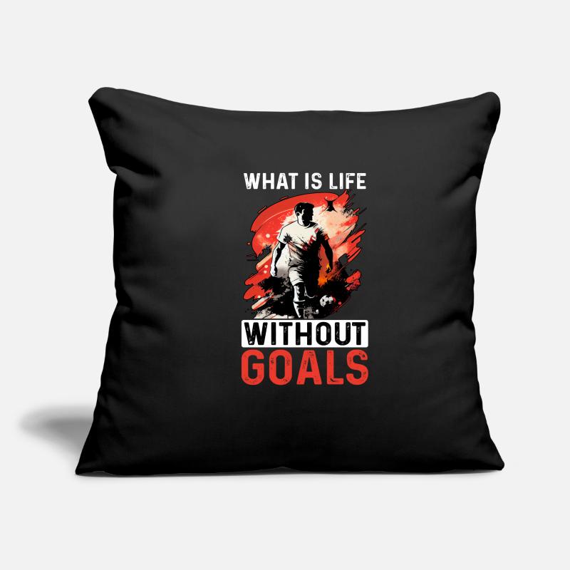Qu’est-ce que la vie sans objectifs 10 Housse de coussin décorative 45 x 45 cm