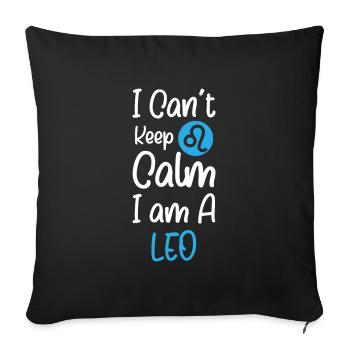 Horoscope Juillet Zodiaque - Housse de coussin décorative 45 x 45 cm - noir - Devant