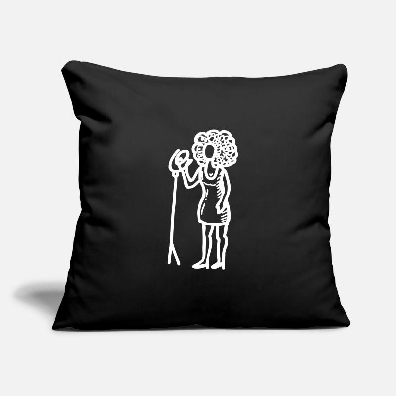 Chanteuse chanteuse Housse de coussin décorative 45 x 45 cm