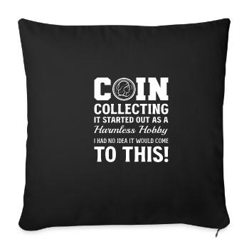 Harmbrot Hobbyist Gift - Sofa pillowcase 17,3'' x 17,3'' (45 x 45 cm) - black - Front