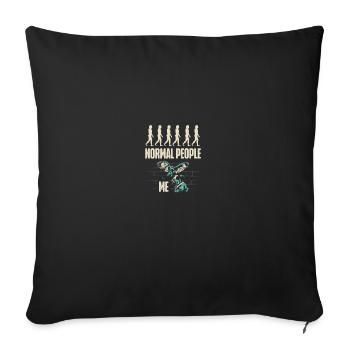 Falconry Ornithology Birder Falconer normal - Sofa pillowcase 17,3'' x 17,3'' (45 x 45 cm) - black - Front