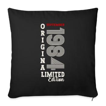 40e anniversaire Légende Septembre 1984 Volume 84 - Housse de coussin décorative 45 x 45 cm - noir - Devant