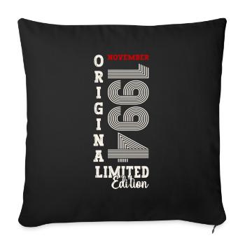 30e anniversaire Original Novembre 1994 Volume 94 - Housse de coussin décorative 45 x 45 cm - noir - Devant