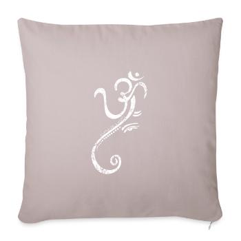 Cadeau Ganesha - Housse de coussin décorative 45 x 45 cm - taupe clair - Devant