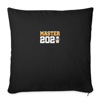 Master 2025 Master's Degree Graduation Graduation - Sofa pillowcase 17,3'' x 17,3'' (45 x 45 cm) - black - Front