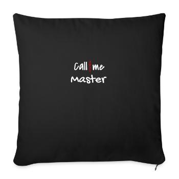 Master 2025 Master's Degree Graduation Graduation - Sofa pillowcase 17,3'' x 17,3'' (45 x 45 cm) - black - Front