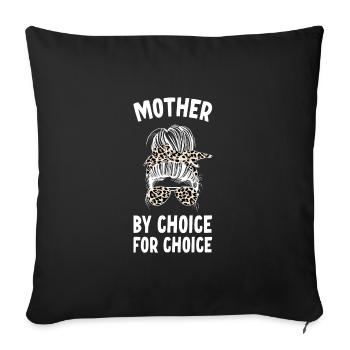 Mon corps Ma décision - Housse de coussin décorative 45 x 45 cm - noir - Devant