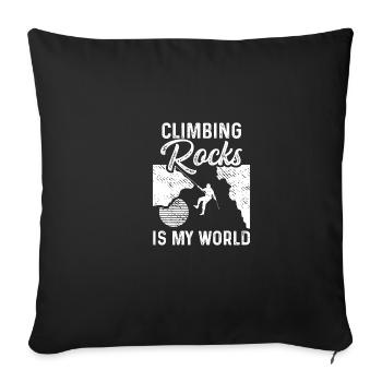 Est mon cadeau d’amateur mondial - Housse de coussin décorative 45 x 45 cm - noir - Devant