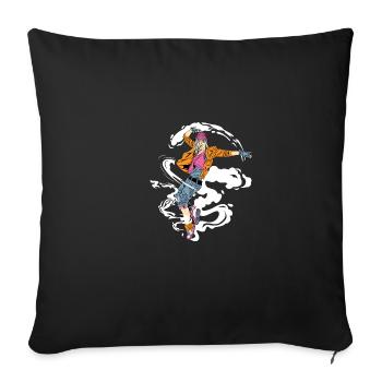 Breakdancing Girl Dance Choreographer Gift - Sofa pillowcase 17,3'' x 17,3'' (45 x 45 cm) - black - Front