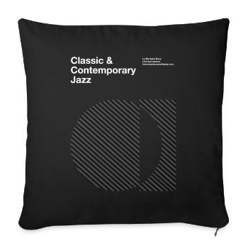 Bauhaus Jazz - Sofa pillowcase 17,3'' x 17,3'' (45 x 45 cm) - black - Front