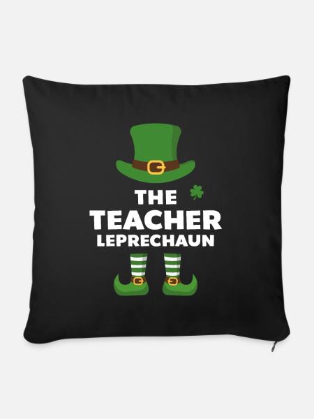 Der Lehrer Kobold - Sofakissenbezug 45 x 45 cm - Schwarz
