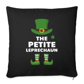 The Petite Leprechaun - Sofa pillowcase 17,3'' x 17,3'' (45 x 45 cm) - black - Front