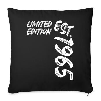 Édition limitée Est. 1965 - Housse de coussin décorative 45 x 45 cm - noir - Devant