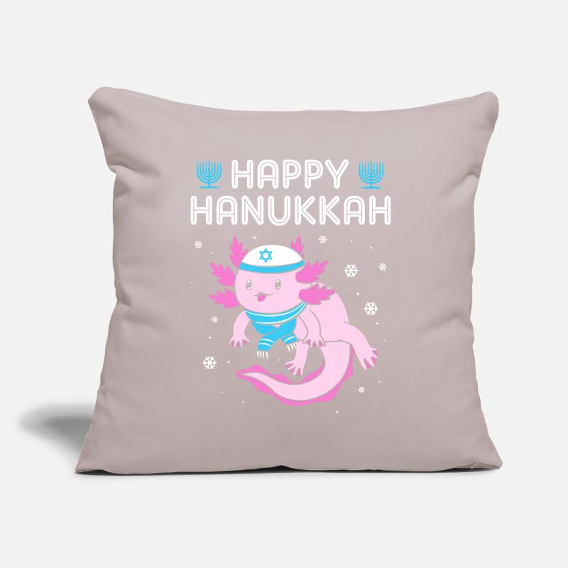 Hanoukka Hanoukka Hanoukka Housse de coussin décorative 45 x 45 cm