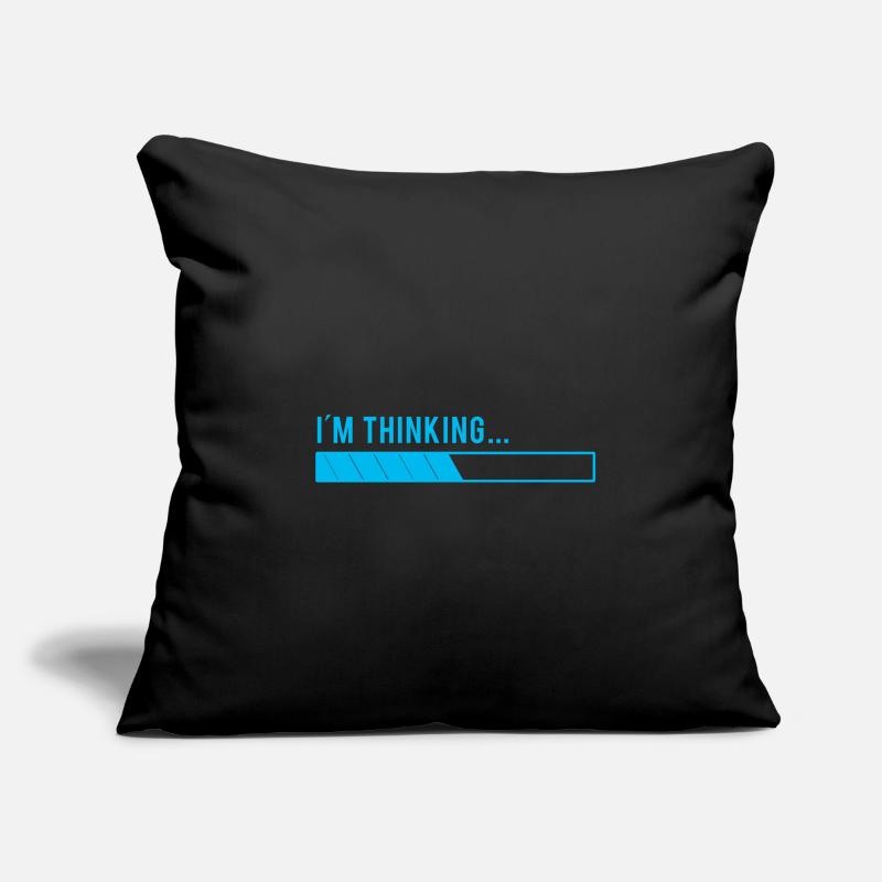 Gaming Computer Thinking Nerd Funny Sofa pillowcase 17,3'' x 17,3'' (45 x 45 cm)