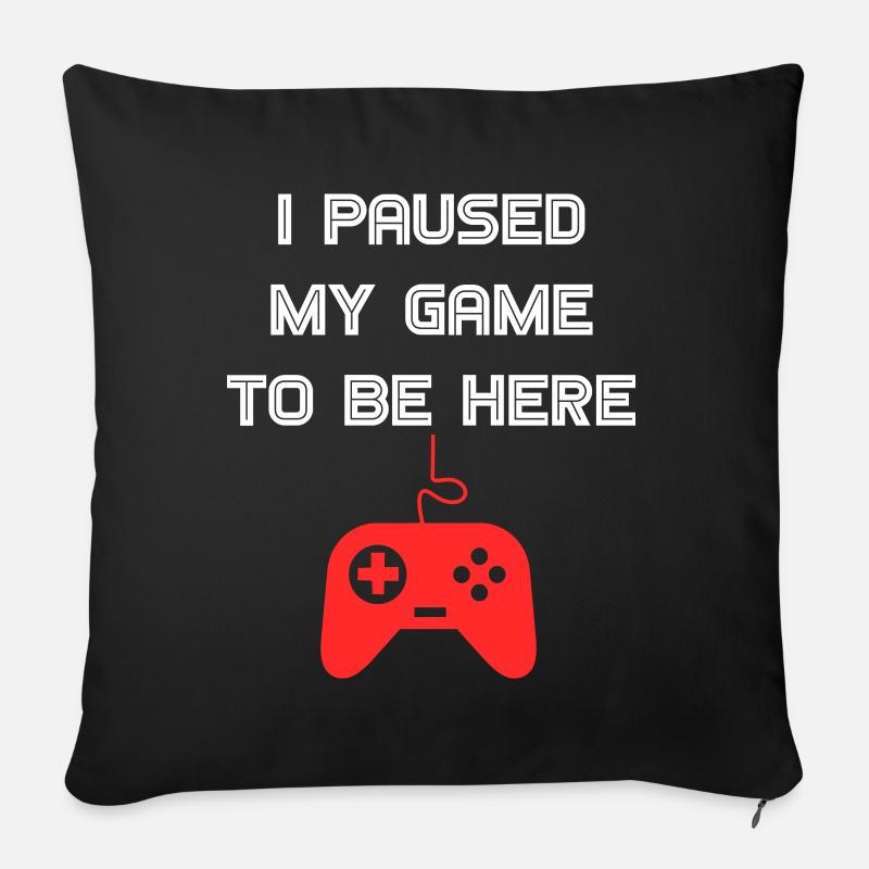 Gaming - Sofakissenbezug 45 x 45 cm - Schwarz