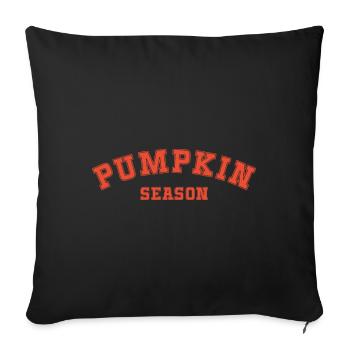 Pumpkin Season Cute Fall - Sofa pillowcase 17,3'' x 17,3'' (45 x 45 cm) - black - Front