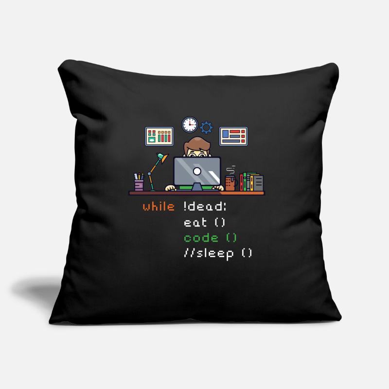 Computer Science Python P... Programmeur & Nerd Housse de coussin décorative 45 x 45 cm