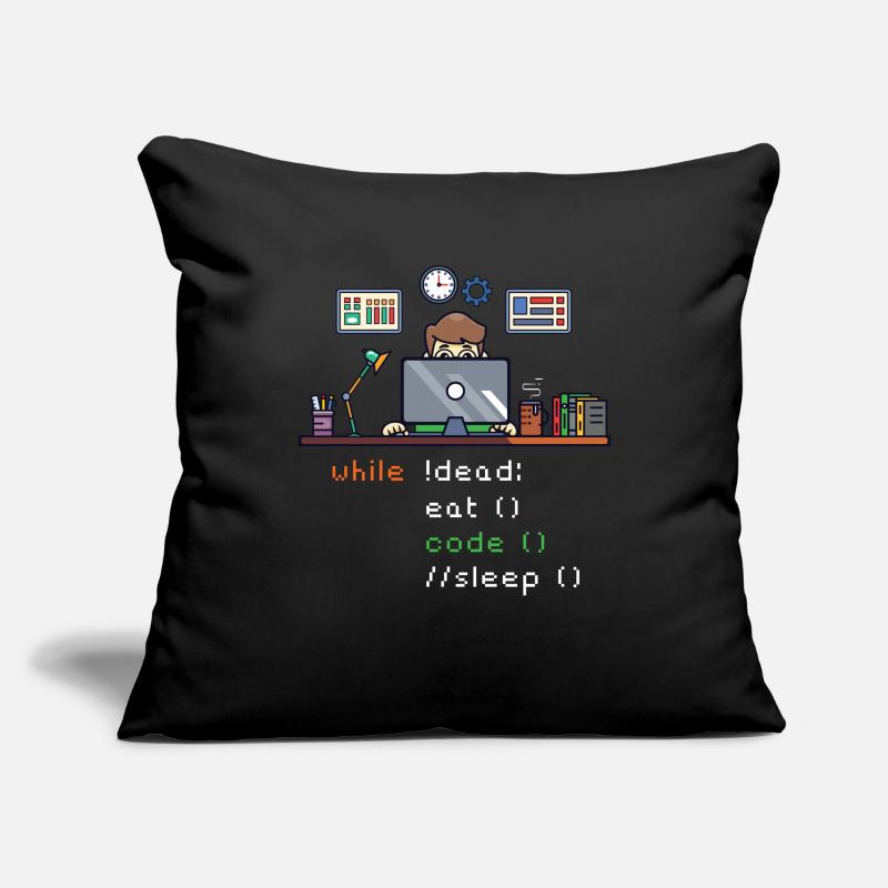 Computer Science Python P... Programmeur & Nerd Housse de coussin décorative 45 x 45 cm