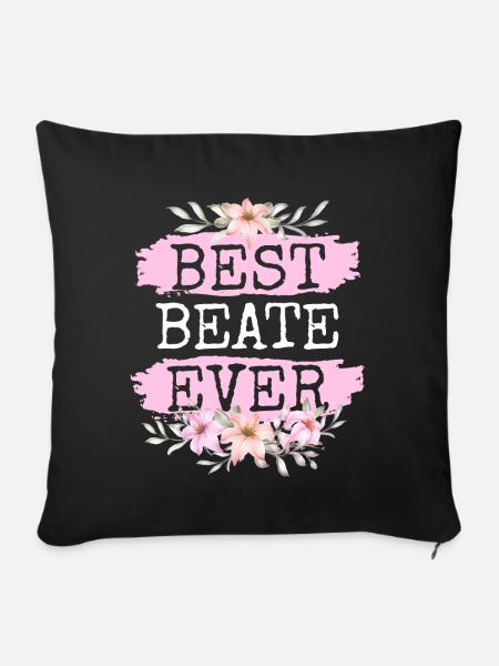 Beate Geschenk Name Geburtstag - Sofakissenbezug 45 x 45 cm - Schwarz