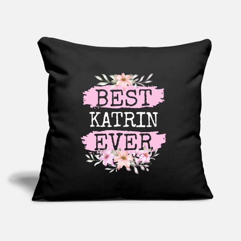 Katrin Geschenk Name Geburtstag Sofakissenbezug 45 x 45 cm