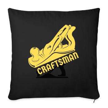 Cordless Drill Craftsman - Housse de coussin décorative 45 x 45 cm - noir - Devant