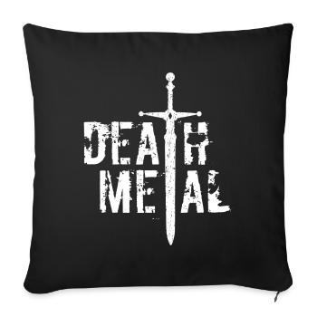 Death Metal - Housse de coussin décorative 45 x 45 cm - noir - Devant