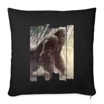 gorille - Housse de coussin décorative 45 x 45 cm - noir - Devant