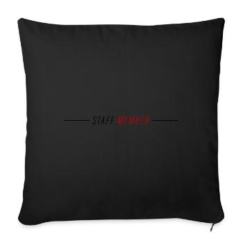 Staff Member - Sofa pillowcase 17,3'' x 17,3'' (45 x 45 cm) - black - Front