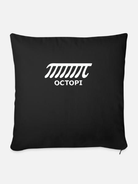 Geeks & Nerds: OctoPi - Sofakissenbezug 45 x 45 cm - Schwarz