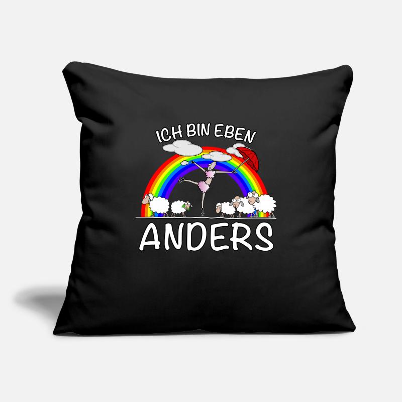 Ich bin anders Sofakissenbezug 45 x 45 cm