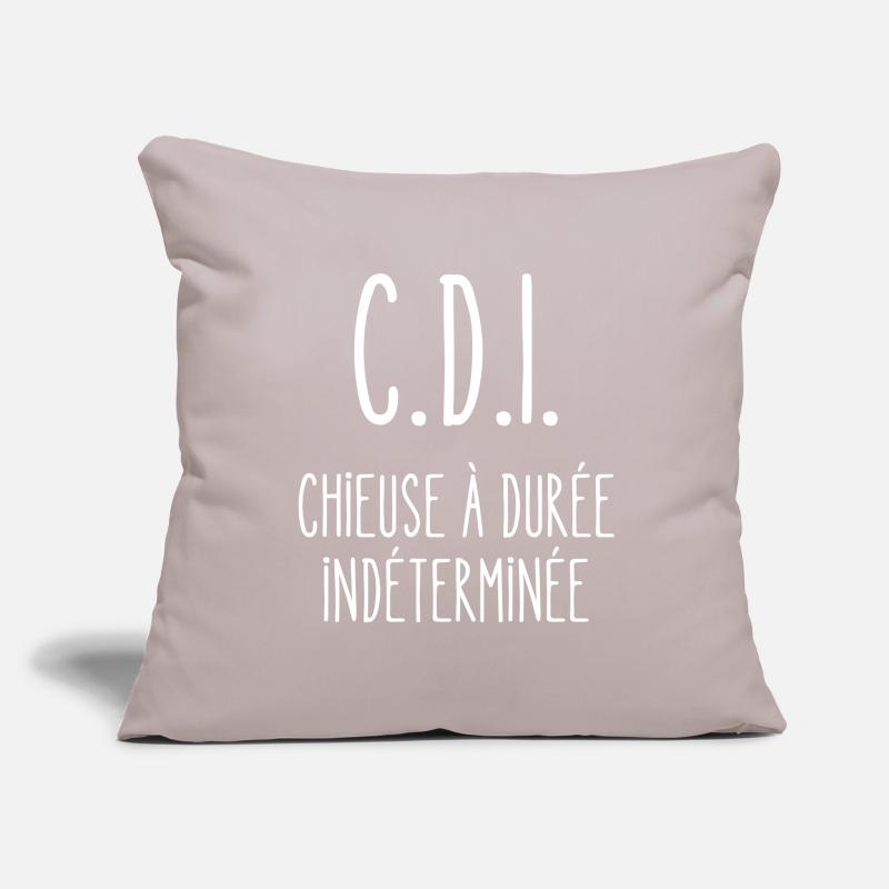 chieuse à durée indéterminée Housse de coussin décorative 45 x 45 cm