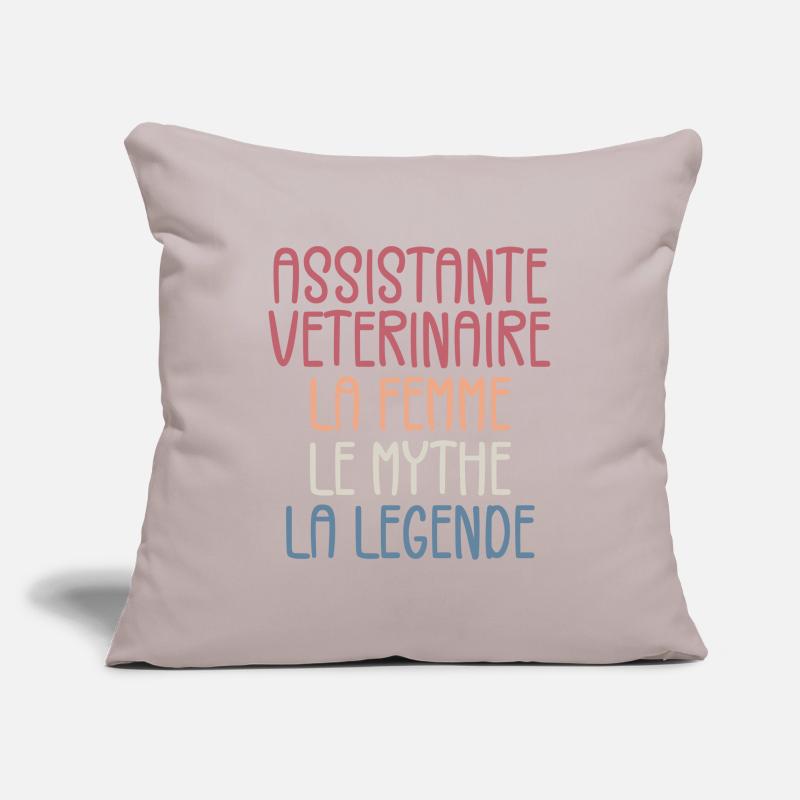 Veterinary Assistant Sofa pillowcase 17,3'' x 17,3'' (45 x 45 cm)