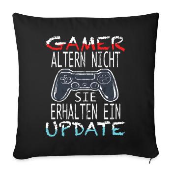 Videospiele Gaming - Sofakissenbezug 45 x 45 cm - Schwarz - Vorne