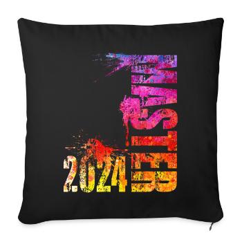 Master 2024 - Sofakissenbezug 45 x 45 cm - Schwarz - Vorne