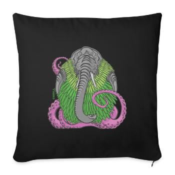 Critter - Sofakissenbezug 45 x 45 cm - Schwarz - Vorne