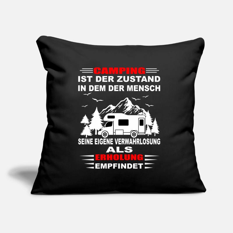 Campingurlaub Campingplatz Sofakissenbezug 45 x 45 cm