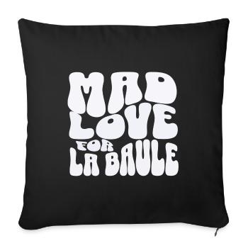 Mad love for La Baule 2 - Housse de coussin décorative 45 x 45 cm - noir - Devant