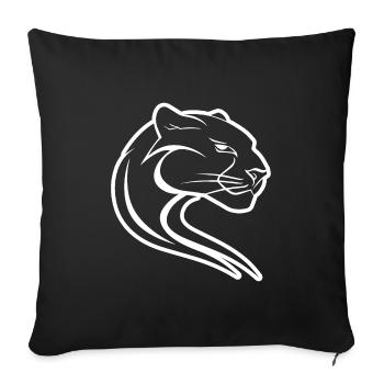 Panther - Sofa pillowcase 17,3'' x 17,3'' (45 x 45 cm) - black - Front