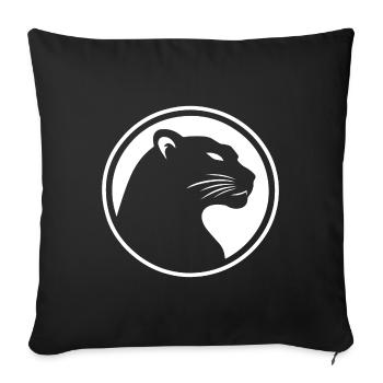 Panther - Sofa pillowcase 17,3'' x 17,3'' (45 x 45 cm) - black - Front