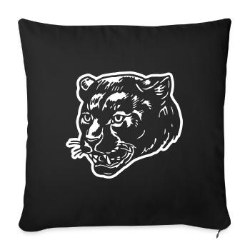 Panther - Sofa pillowcase 17,3'' x 17,3'' (45 x 45 cm) - black - Front