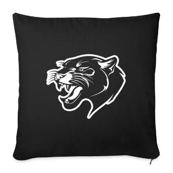 Panther - Sofa pillowcase 17,3'' x 17,3'' (45 x 45 cm) - black - Front