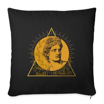 Golden Apollo - Sofakissenbezug 45 x 45 cm - Schwarz - Vorne