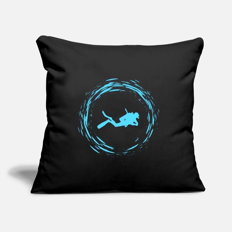 plongée Housse de coussin décorative 45 x 45 cm