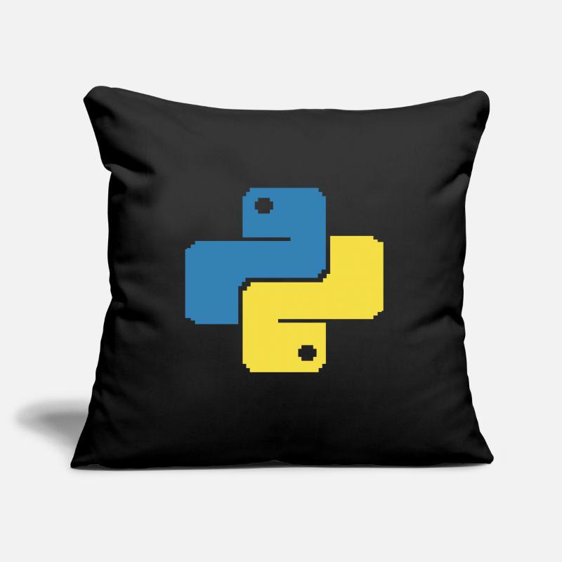Python Pixelart Sofakissenbezug 45 x 45 cm