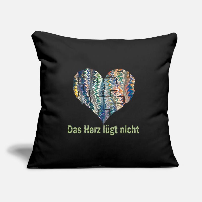 das herz lügt nicht e 73 Sofakissenbezug 45 x 45 cm