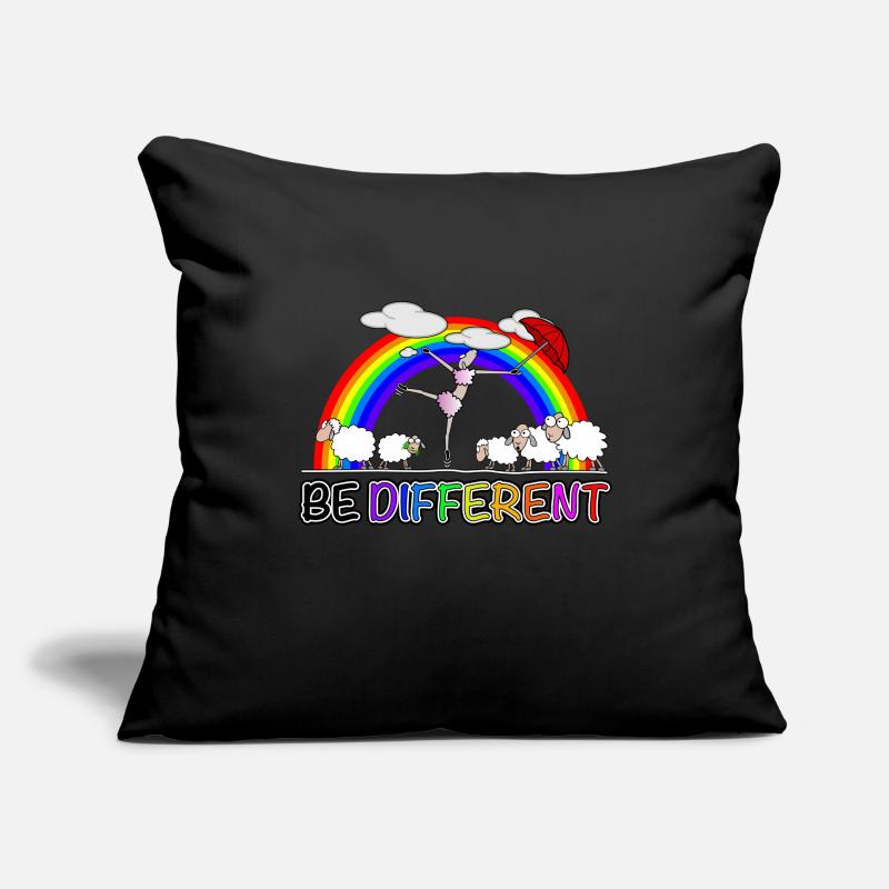 be different - Unique Sofa pillowcase 17,3'' x 17,3'' (45 x 45 cm)